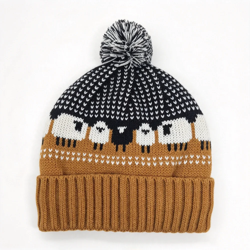Movie Bryan Cosplay Plush Hat Ear Protection Hats Woolen Ball Knitted Cap Unisex Vintage Headwear Accessory Party Prop