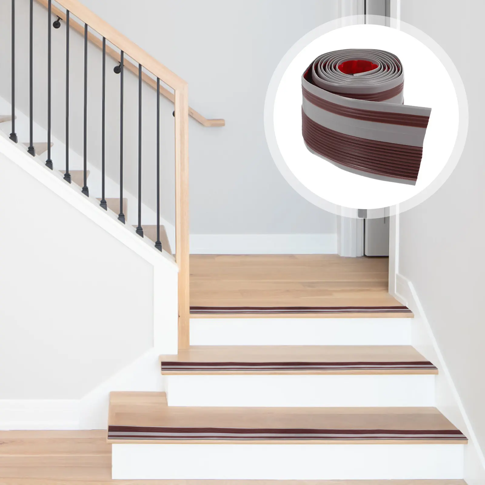 

2m Non-Slip Stair Edge Protector Anti Slip Tape for Stairs Red Practical and Versatile Application Wall Corner Protector