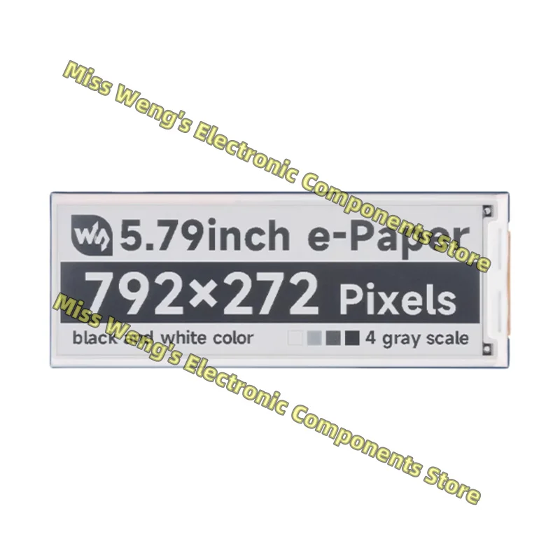 Electronic ink screen e-paper black and white 792×272resolution supports local brushing 5.79inch e-Paper 5.79inch e-Paper Module