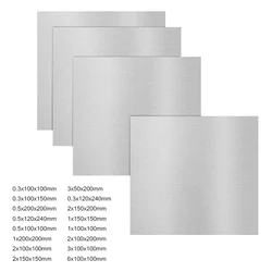1pcs of aluminum plate 100x100mm/300x300mm aluminum plate DIY material lasers cutting frame metal plate Thickness 0.3-10mm