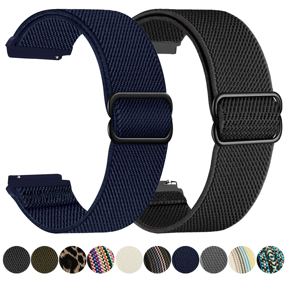 20mm 22mm Nylon Strap For HUAWEI WATCH GT 4 Pro 46mm Band GT 3 2 42mm HONOR Magic Watch 4 GS Replacement Braided Loop Bracelet