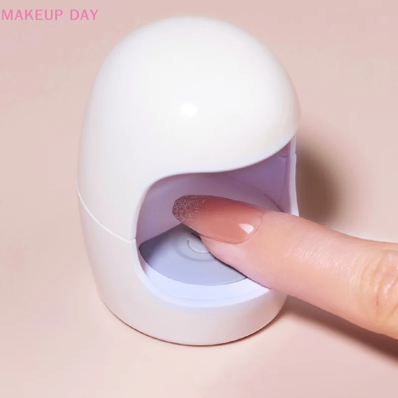 6W Egg Shape UV Nail Lamp Dryer Mini Single Finger Egg Phototherapy Machine Fast Drying Portable Varnish Cured Manicure Tools