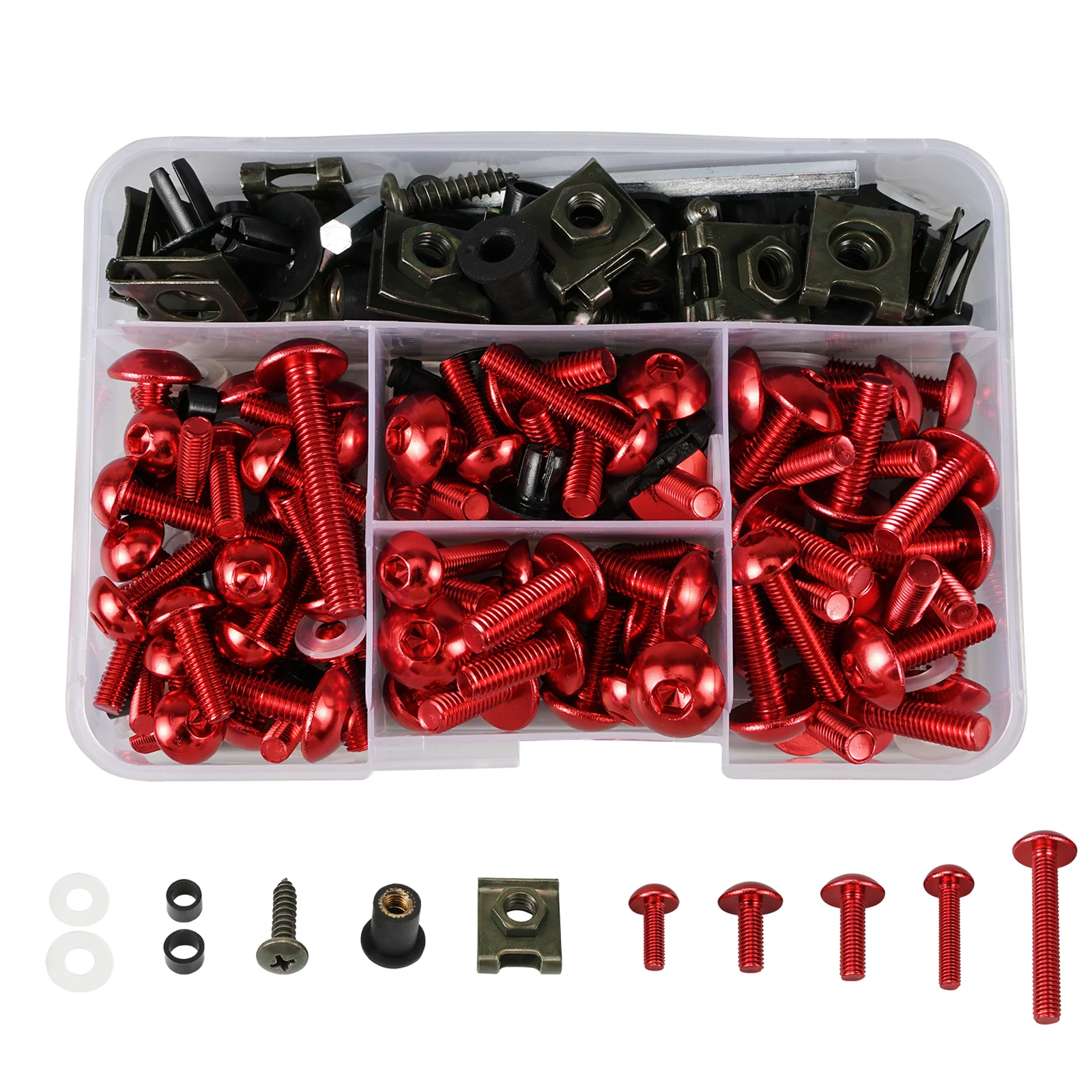 

177PCS Fairing Bolts Kit CNC Screws Nut For Honda CBR600RR CBR900RR CBR929RR CBR1000RR CBR 600RR 900RR 929RR 1000RR 600 F2 F3 F4