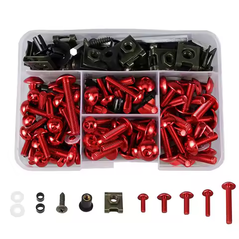 177PCS Fairing Bolts Kit CNC Screws Nut For Honda CBR600RR CBR900RR CBR929RR CBR1000RR CBR 600RR 900RR 929RR 1000RR 600 F2 F3 F4