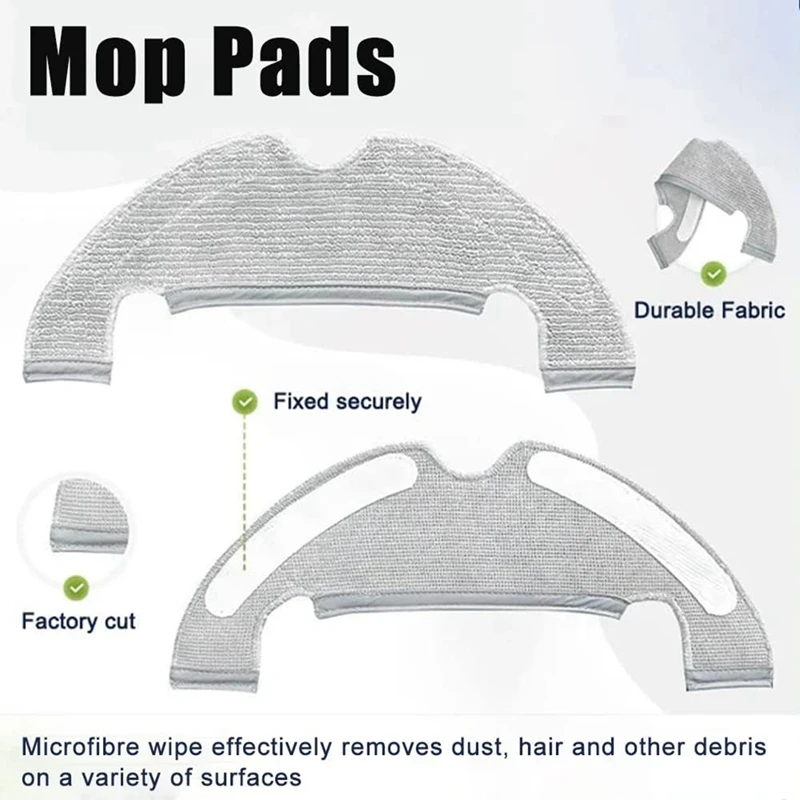 Набор аксессуаров для робота-пылесоса Dreame Bot D9 Plus, основная боковая щетка, тряпка, Hepa-фильтр, мешок для сбора пыли, как показано на рисунке