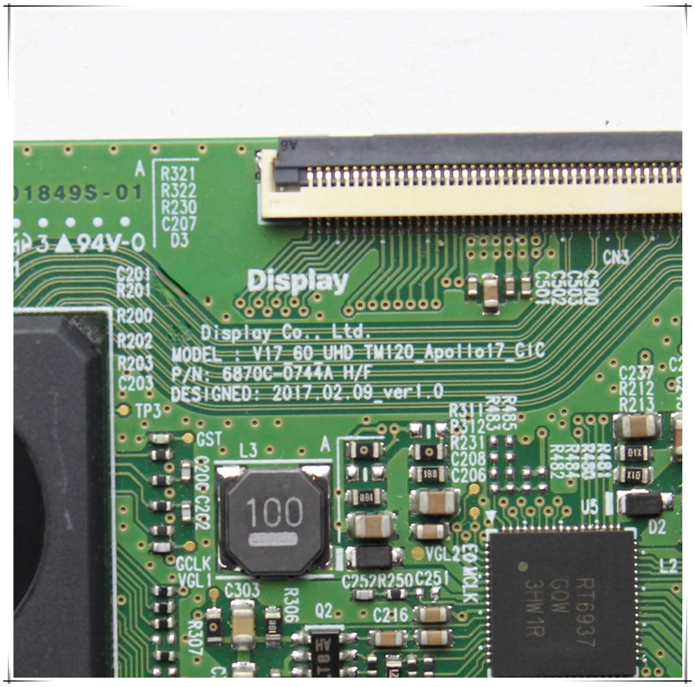 Tcon Board 6870C-0744A V17_60_UHD TM120 TV Board V17 60 UHD for TV Original Logic Board T-con 6870C 0744A