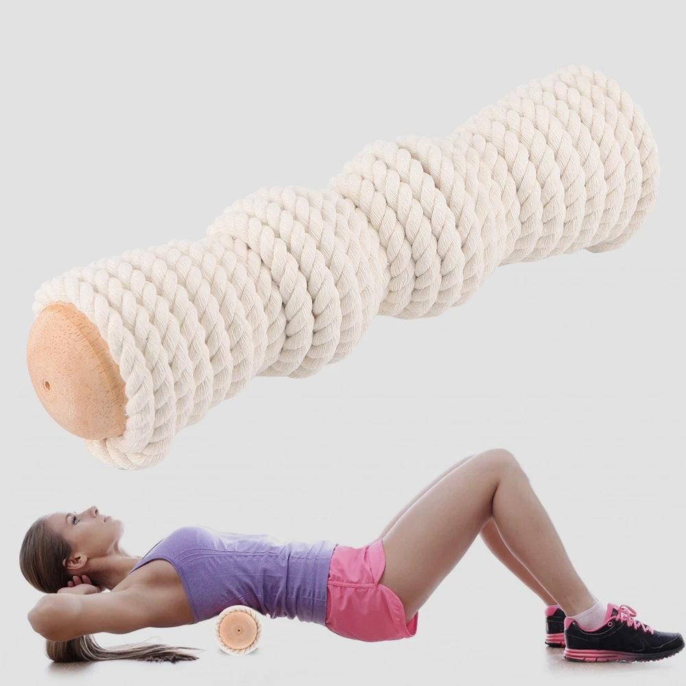 

Cork Roller New Physical Therapy Muscle Roller Stick Back Leg Calf Massage Sticks Muscle Roller Massage Stick Wood