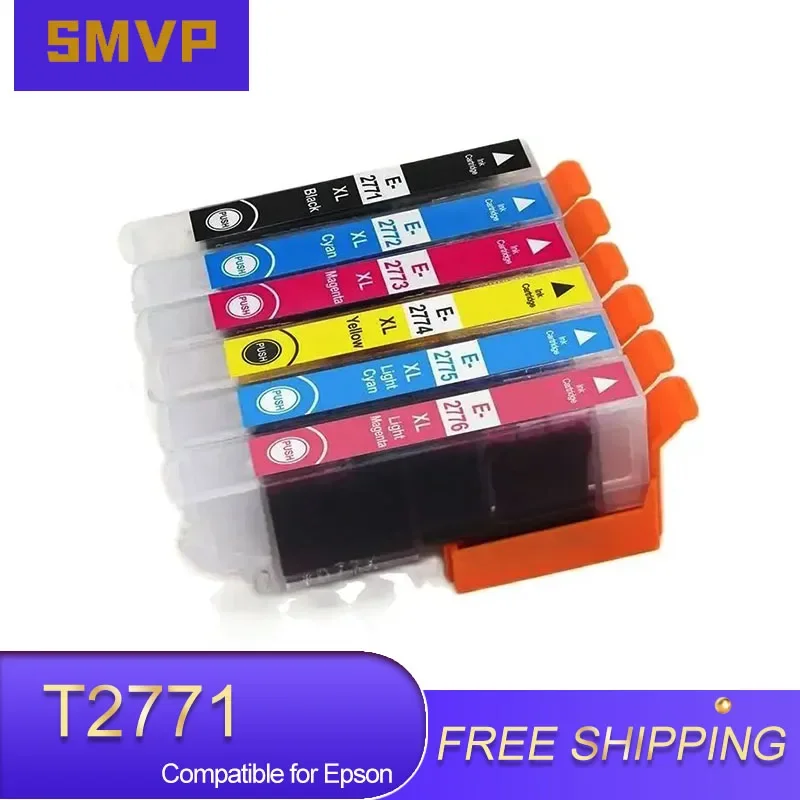 

277XL T2771 T2772 T2773 T2774 T2775 T2776 Premium Color Compatible Ink Cartridge for Epson XP- 750/760/850/860/950/960 Printer