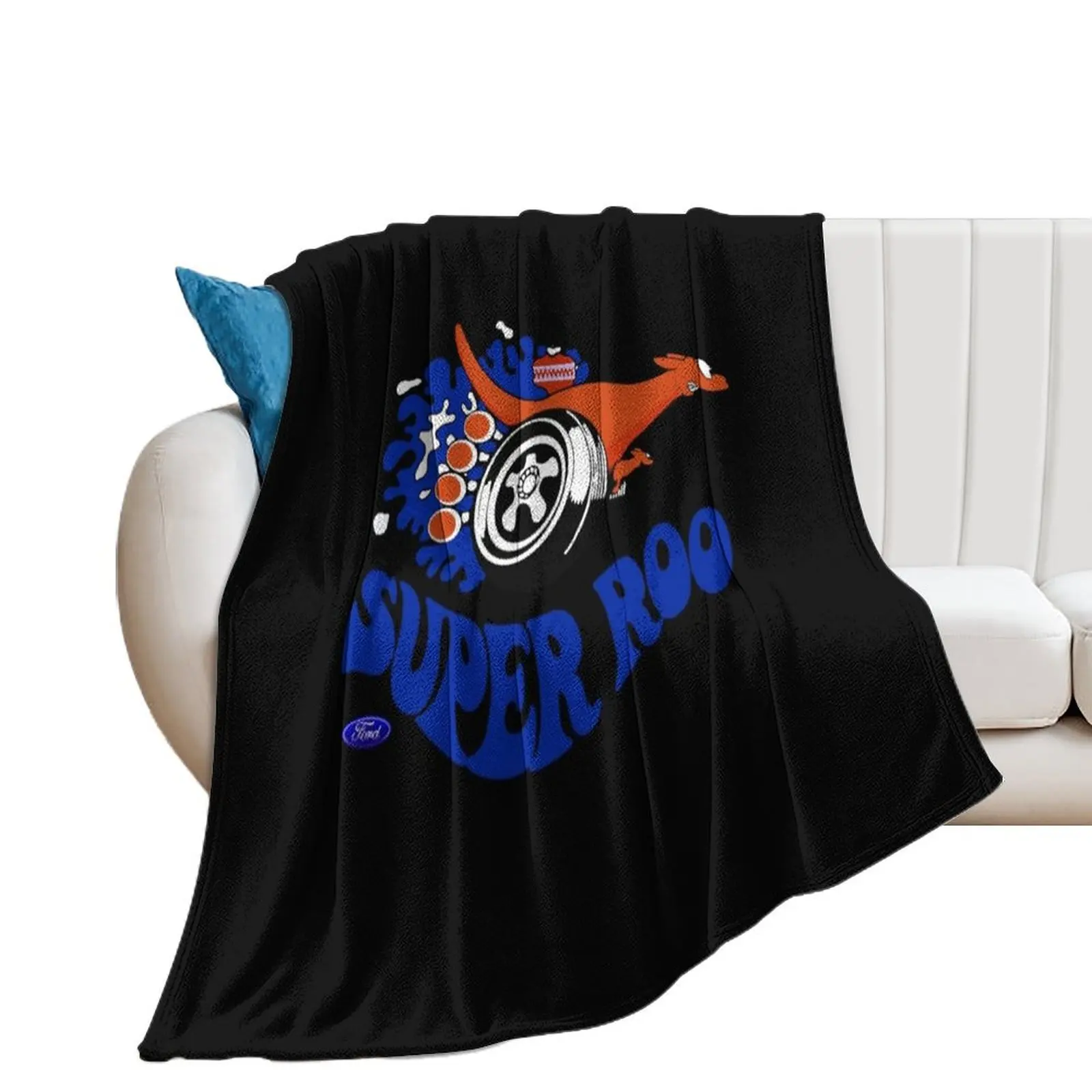 

GT-HO Ford WX XY Falcon Super Roo Sticker Hoodie Mask Throw Blanket funny gift Quilt Flannels Blankets For Sofas Blankets