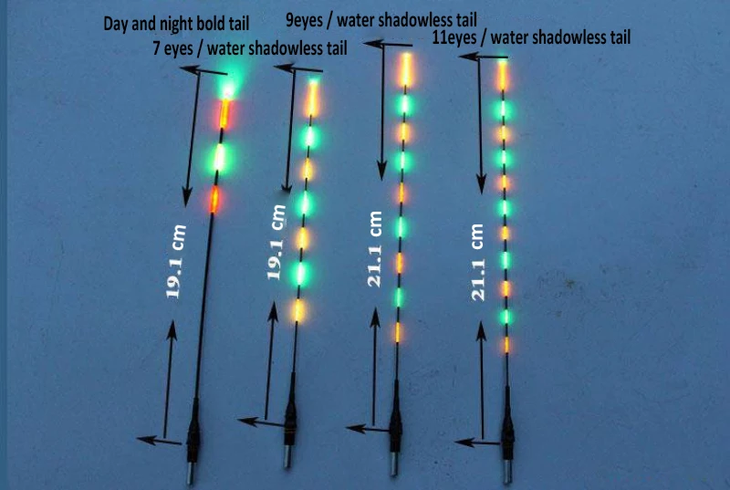 Cr425 Batterij Licht Stok Vissen Smart Electronic Float Vissen Smart Electronic Float Zwaartekracht Sensor Geleid Groot Drijfvermogen