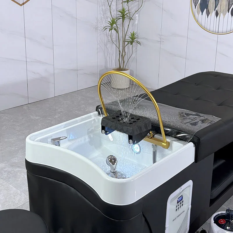 Thai shampoo bed barber shop special beauty salon physiotherapy water circulation fumigation head