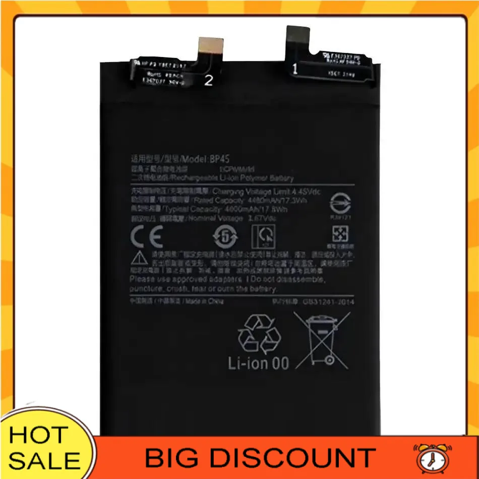 For Xiaomi MI 12 Pro Mi12 BP45 4600Mah Mobile Phone Battery Long-Lasting Performance Stable
