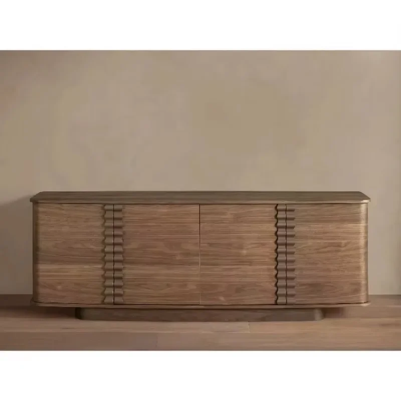 Modern Wooden Cupboard Kitchen Dining Room Buffet Cupboard Hotel Villa Entrance Corridor Living Room Furniture