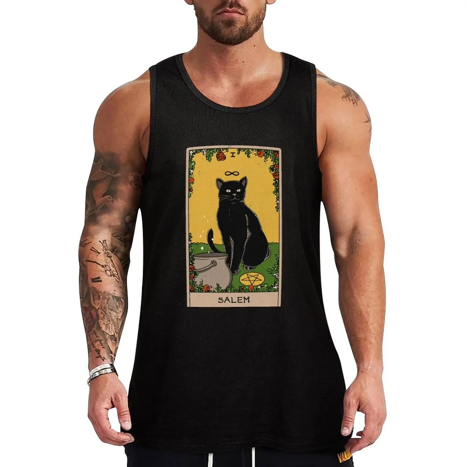 Salem Tank Top Men's t shirt basketball anime t-shirts men clothing