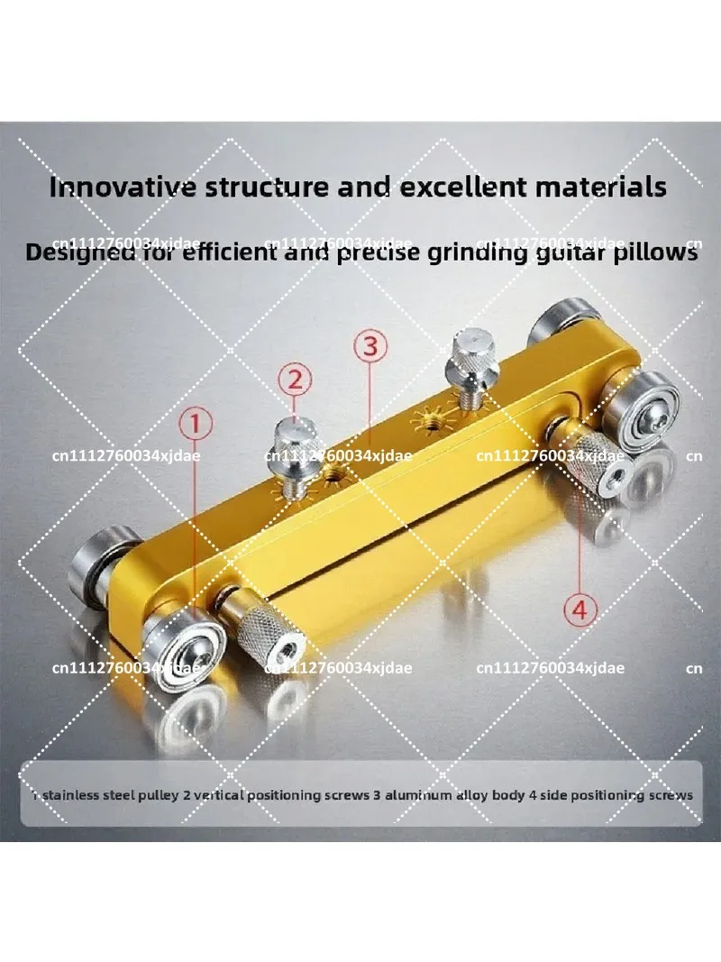 Electric Guitar Bridge Saddle Nut Sanding Grinding Tool Precision Maintenance Kit
