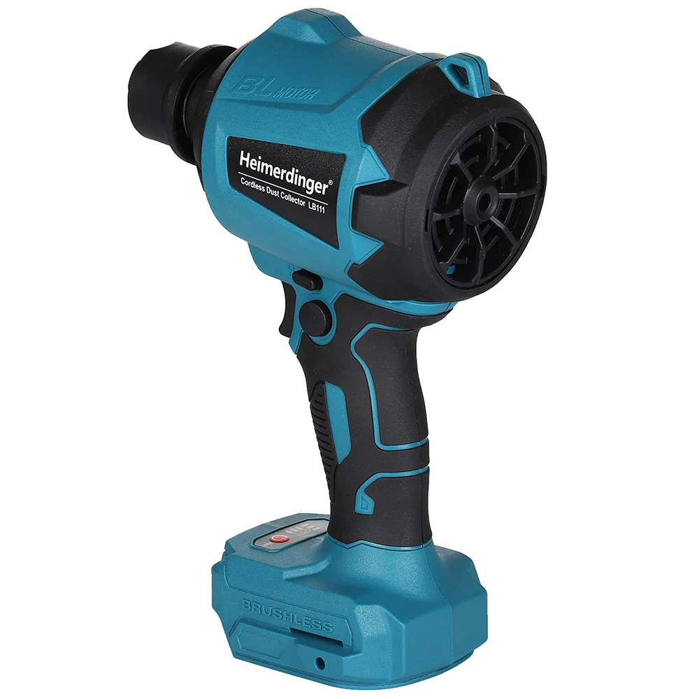 Imagem -06 - Ventilador de Alta Velocidade sem Fio sem Escova Recarregável Inflator Elétrico Poeira e Vácuo Bateria Compatível Bl1830 1840 1850