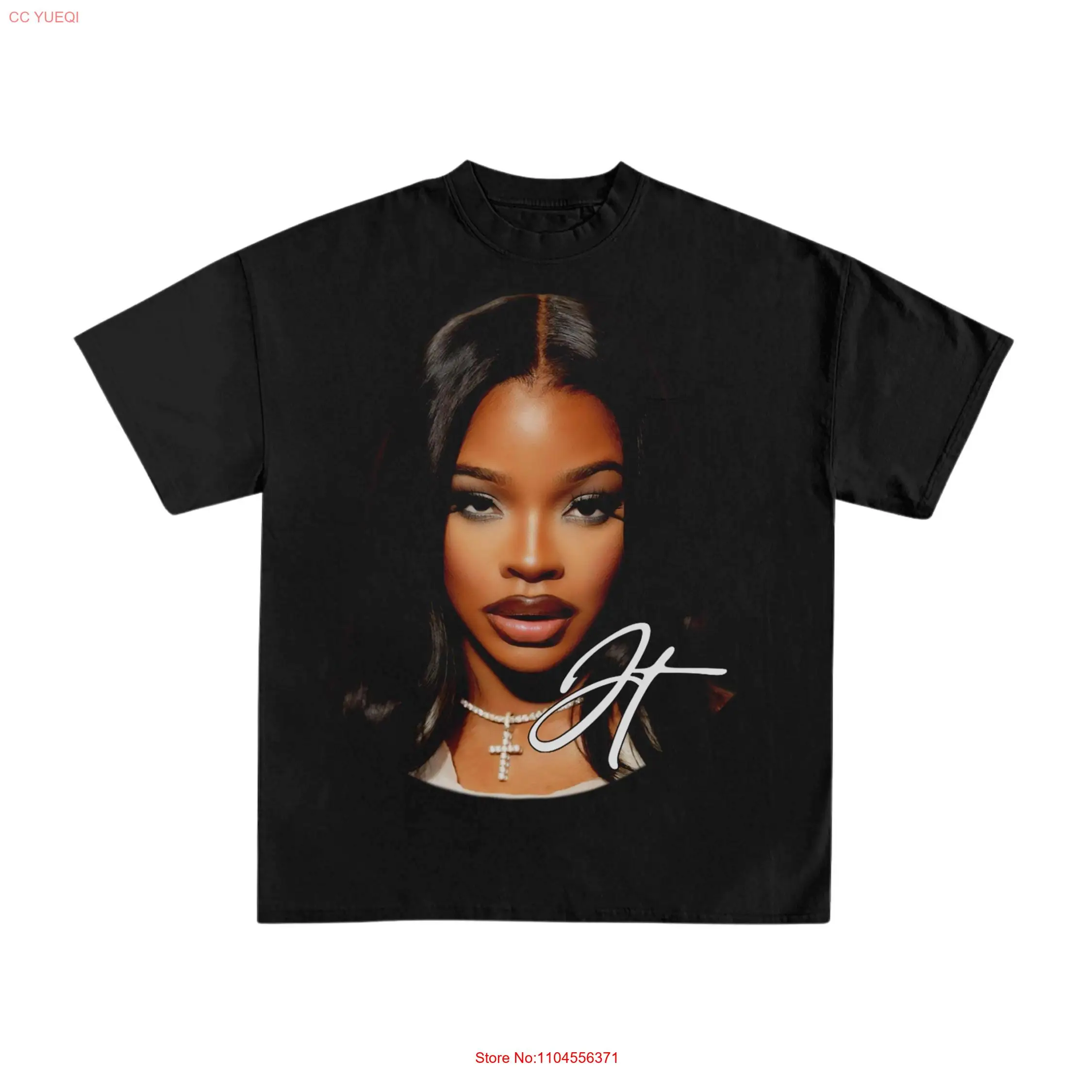 

Футболка JT Концертная футболка City Girls Rapper с длинными или короткими рукавами