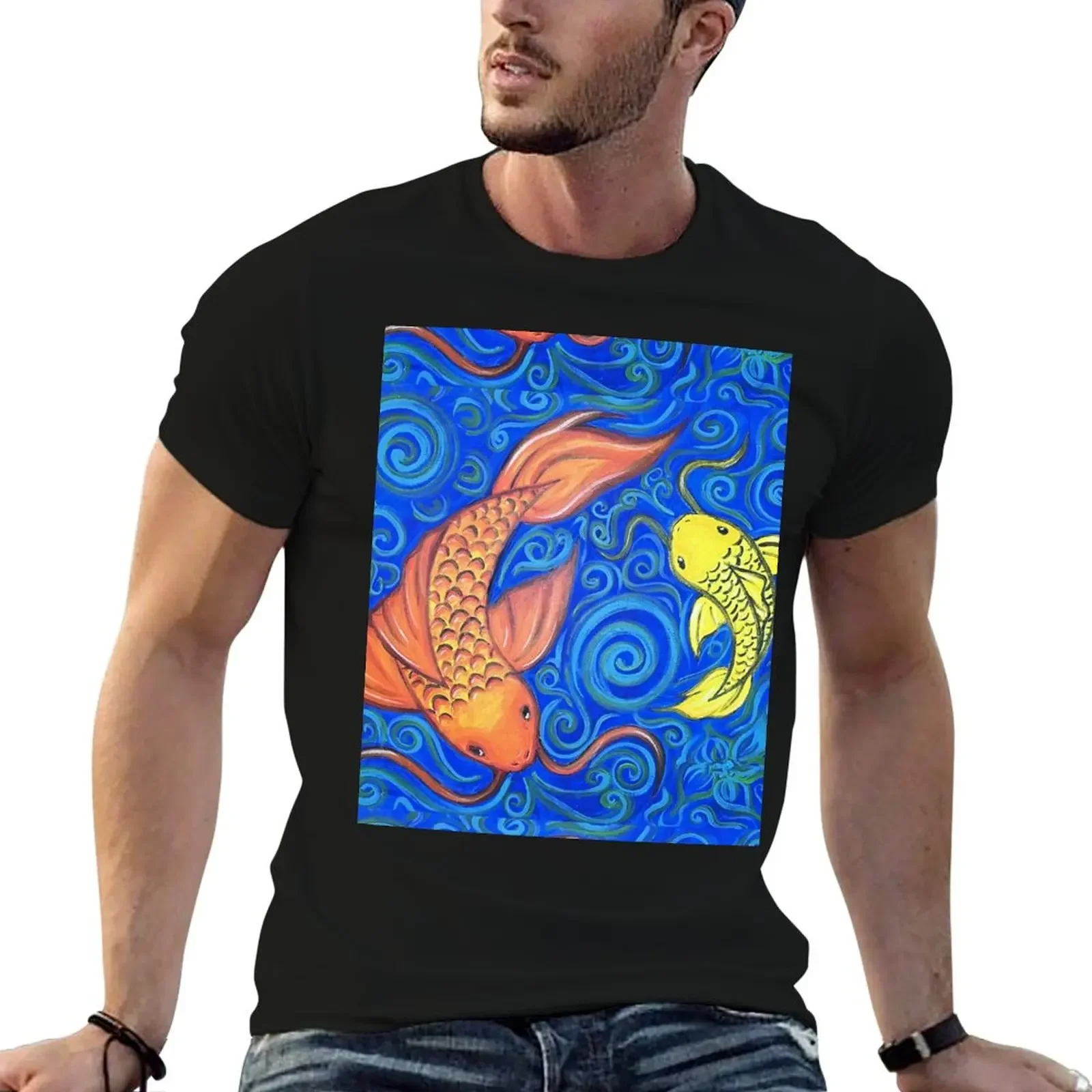 Mother Koi T-Shirt cotton graphic tees customs luxury t-shirt mens big and tall t shirts