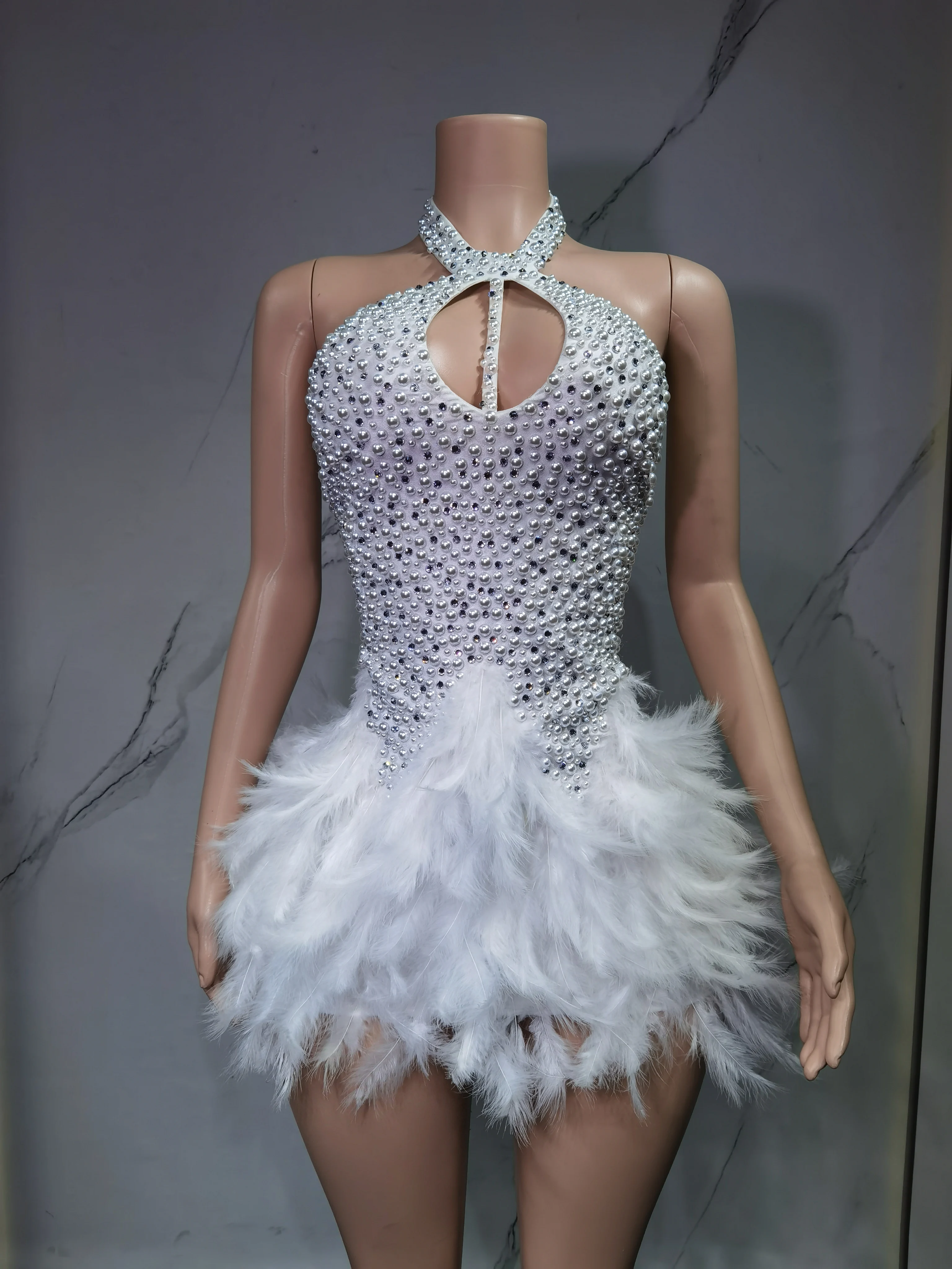 

Sexy Performance Costume for Nightclub DJ Singer Stage GOGO Hostess Stage Performance Sequin Outfit Female Performance Y021