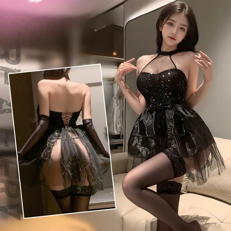 

Сексуальное женское белье, женское косплей, свадебное платье невесты, готическая темная юбка, порно, эротическое нижнее белье, короткие платья с открытой спиной для ролевых игр, 2025