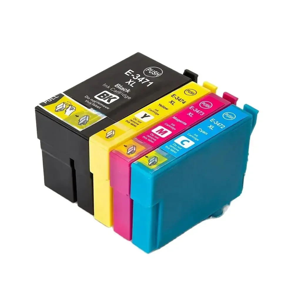 

T34 T34XL 34XL T3471 Premium Color Compatible Inkjet Ink Cartridge for Epson WorkForce Pro WF-3720DWF WF-3725DWF