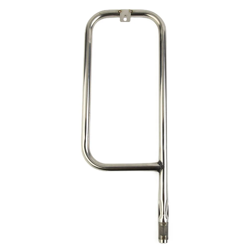 Grill Replacement Burner 52*19cm 60041/69956/41862 Burner for access Q200/Q220/Q2000/Q2200 Silver Stainless Steel Garden