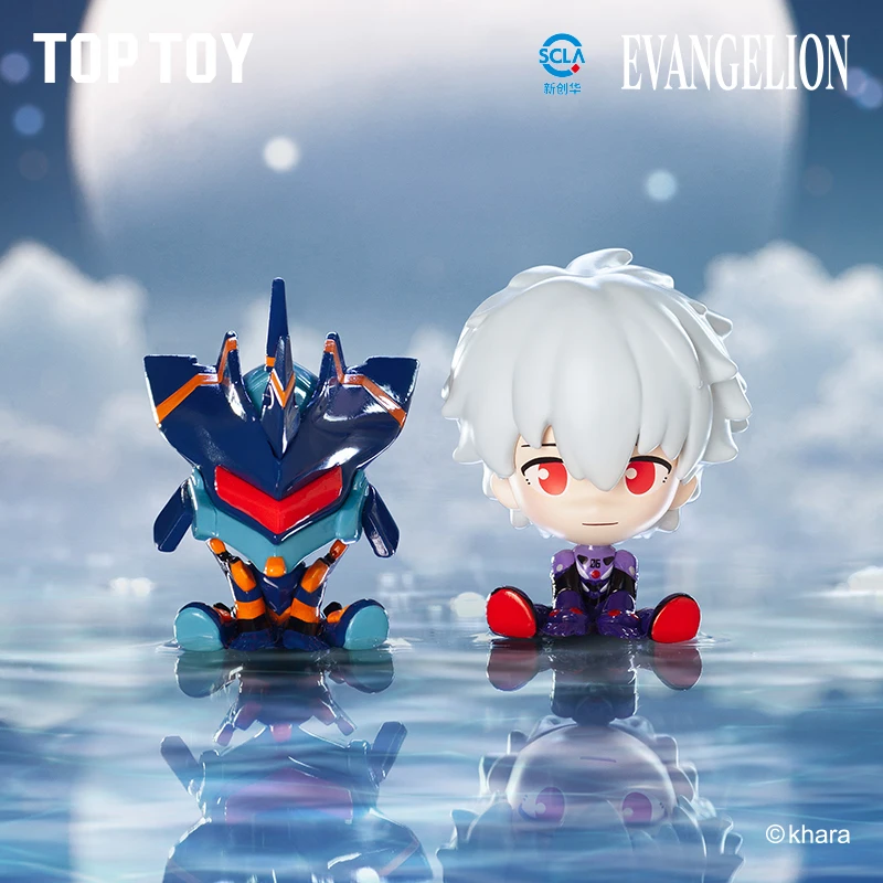TOPTOY EVA NEON GENESIS EVANGELION MINI Seat Series Blind Box Decorative Figurine Toy Christmas Gift Anime Peripheral Lucky Bag
