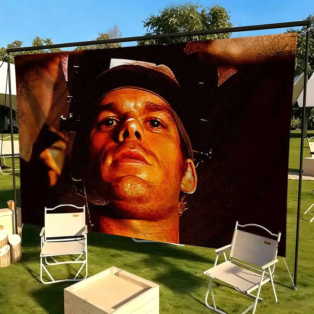 Classic Dexter  Flags Wall Hanging Tapestry Outdoor Garage Room Decorative flag Background Blanket