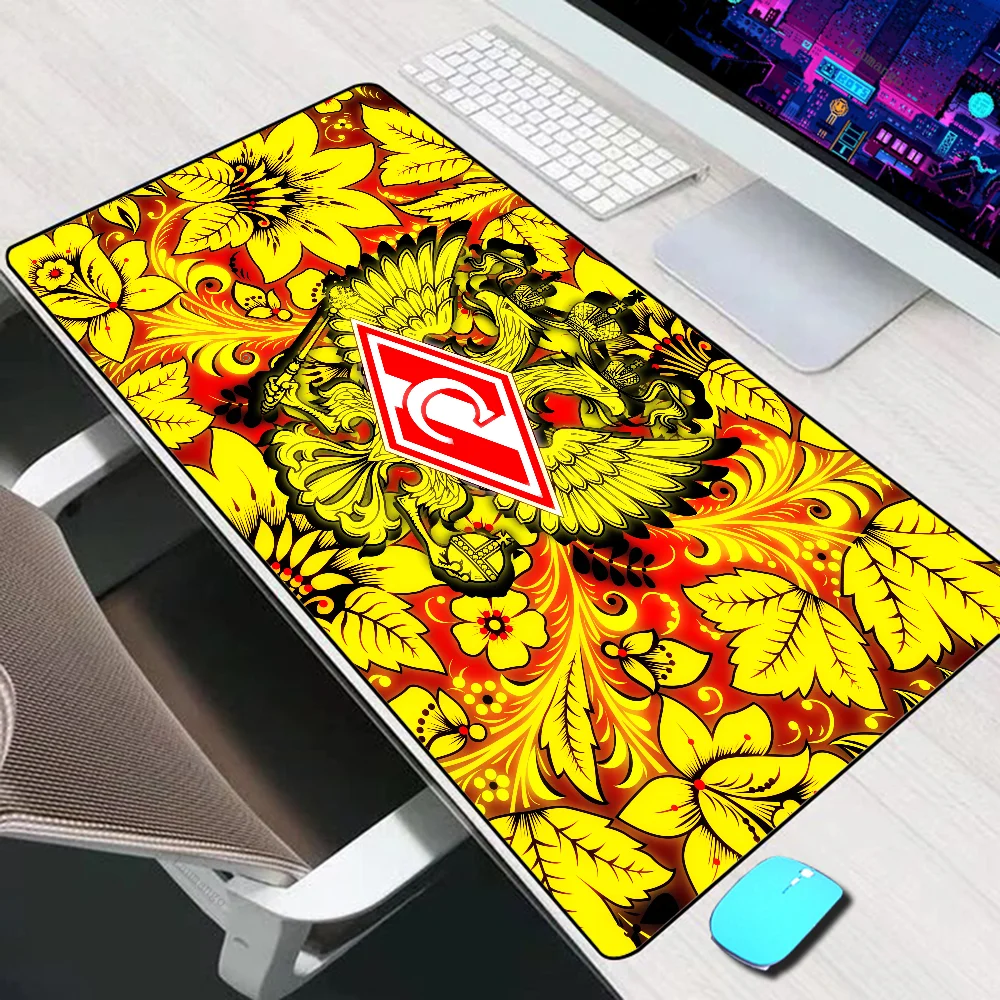 Spartak Large Mouse Pad Gaming Accessories Mouse Mat Keyboard Mat PC Gamer Desk Pad Silicone Computer Mousepad Laptop Mausepad