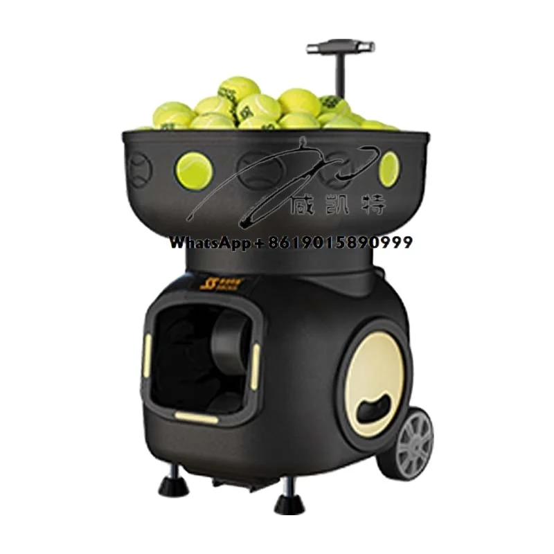 

SIBOASI 2024 New High Quality Automatic Portable Tennis Training Tools Tennis Ball Machine with Battery