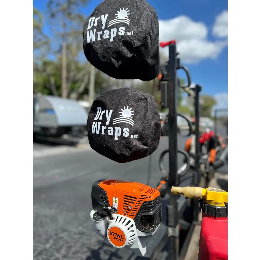 Penutup Pemangkas Tahan Air untuk Gergaji Tiang Edger Tiga Paket Penutup Pelindung Hitam Dirancang untuk Alat STIHL Echo Husqvarna Tahan Lama