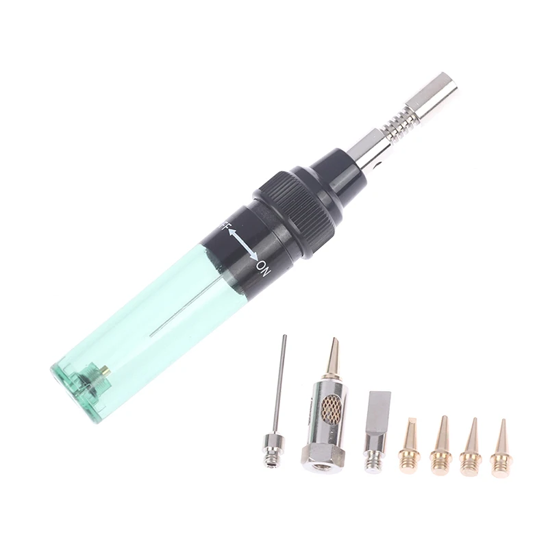 1300 Celsius Butane Gas Welding Soldering Irons Cordless Butane Tip Tool Welding Pen Burner Blow Torch Gas Soldering Iron Head