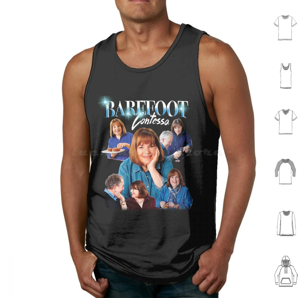 Barefoot Contessa Ina Garten 90s Bootleg Tank Tops, Chaleco sin mangas, Estilo Bootleg Rap, Hip Hop Bootleg de los 90, Estilo de los años 90