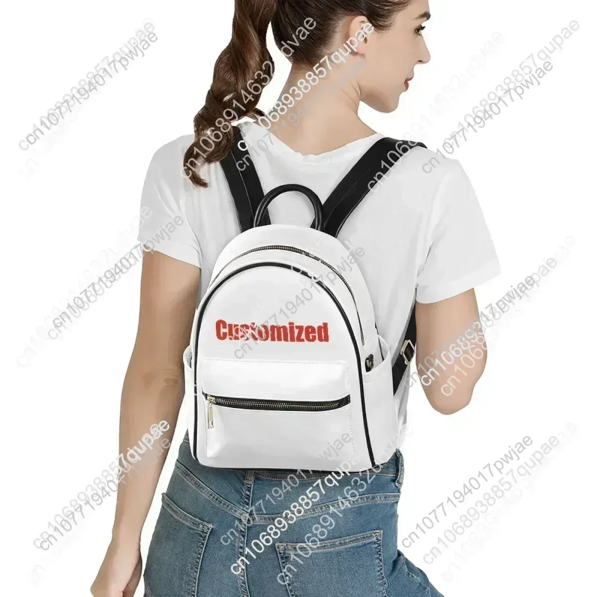 Ayliva Schwarzes Herz Wunder Backpack Womens Men Personalized Double Shoulder Bag Business Travel Bookbag Rucksack Gift Daypack