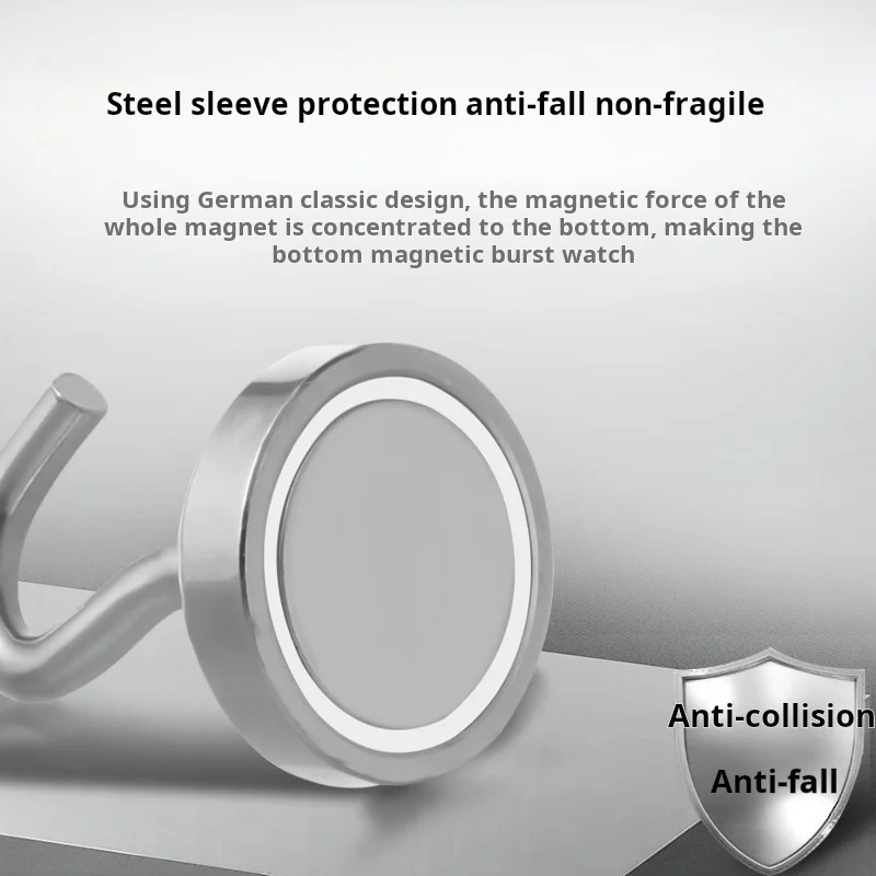 Obrázek 4: Hromadné magnetický háčků pro kuchyň chladnička úložný ne stopa ne vrtání silná magnetem sání fixator non-traceable závěsný háčků