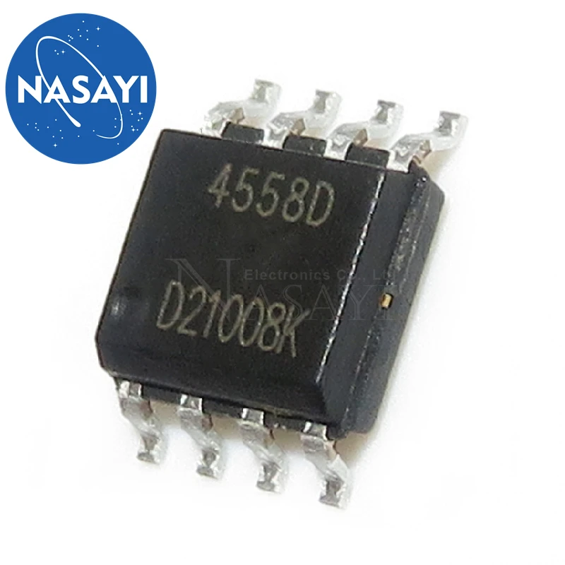 

100pcs/lot NJM4558D NJM4558 4558D 4558 SOP-8 In Stock