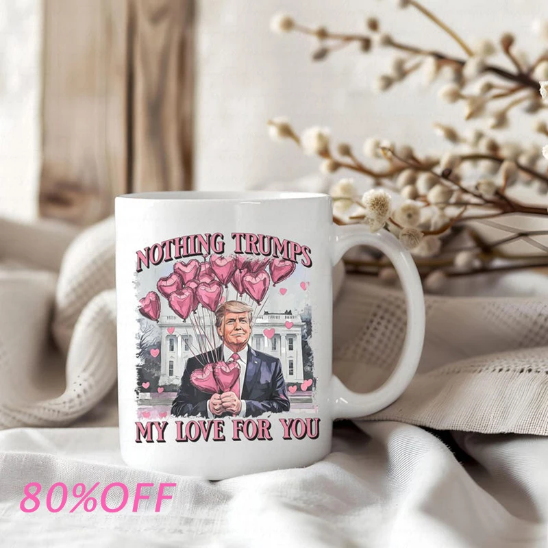 

Funny Trump Mug Political Humor Gag Gift for Father's Day Husband Boyfriend Men Anniversary Coffee Cup Hilarious Office Prank