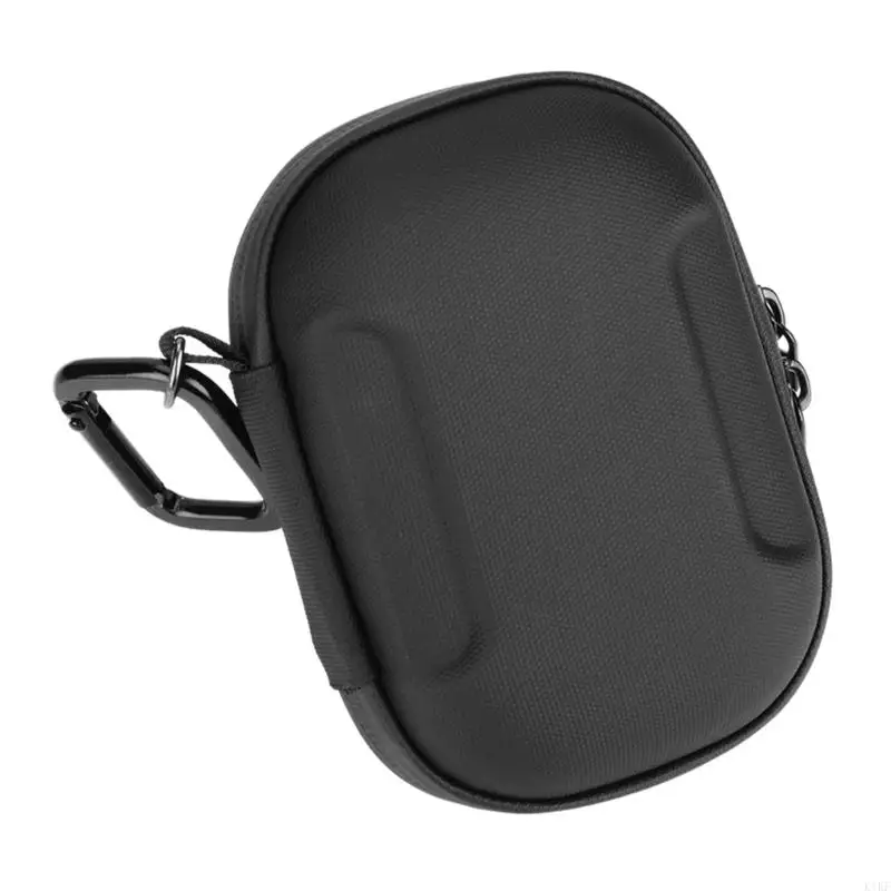 Two-Pull Portable Speaker Carrying Case with Molded Black Shell, External Clip, and Dedicated Storage for GO5/GO4/GO3 K1KF