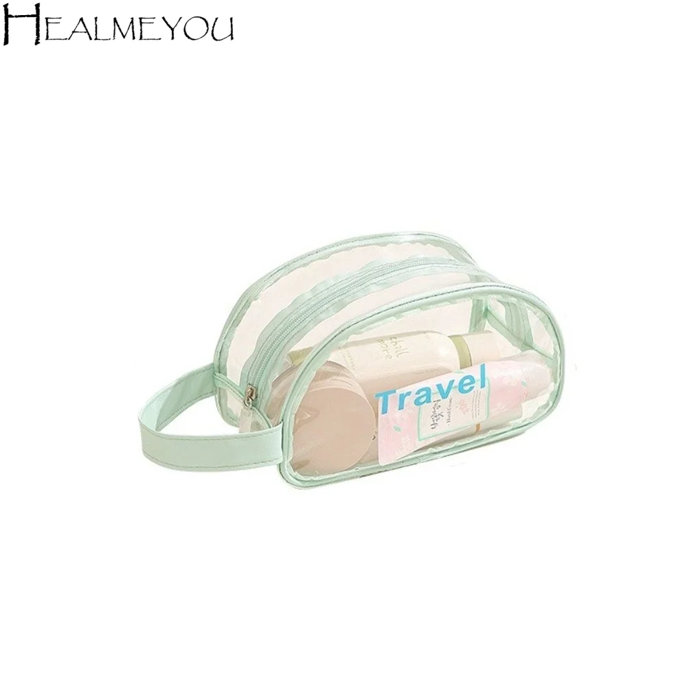 

PVC Transparent Cosmetic Bag Lightweight Large Capacity Swimming Storage Bag Wash Bag Shoe Storage Fitness Training Bag Shopping