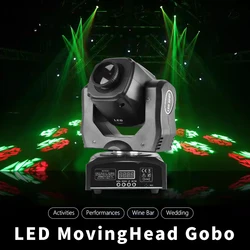 LED Beam Light Gobo para boate KTV, Moving Head Lights, Spot Lighting, Prisma, efeito de palco, controlador DMX512, DJ Disco, 30W, 60W, 90W