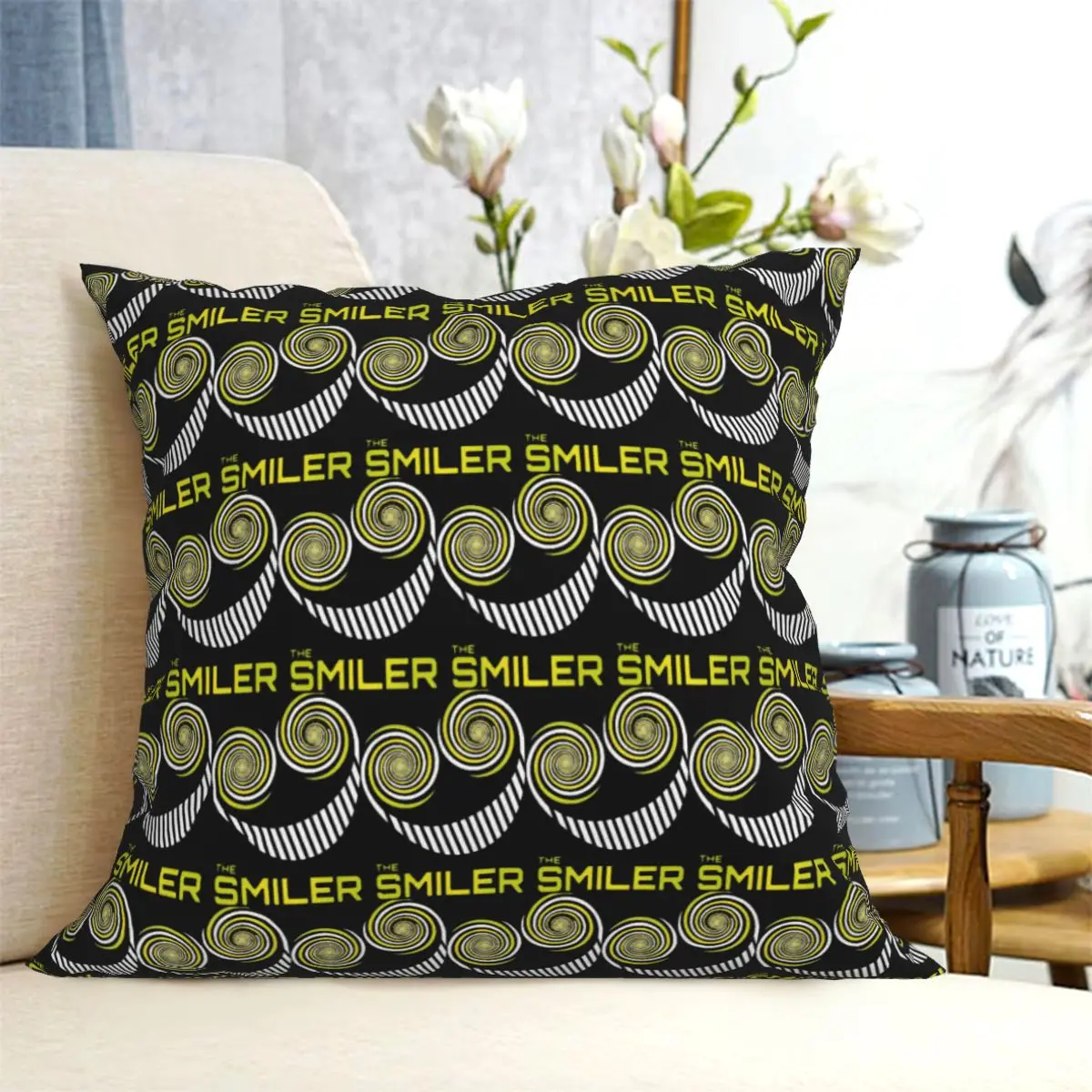 The Smiler Alton Towers Merch Uk Active Square Pillowcase Cushion Cover Pillow Case Throw Pillow Cover for Home Bedroom Car