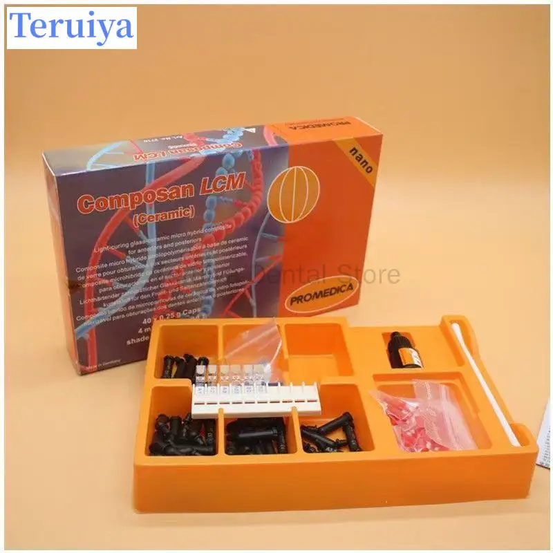 Meika Light-Cure Dental Porcelain Resin Kit - Porcelain Powder Set
