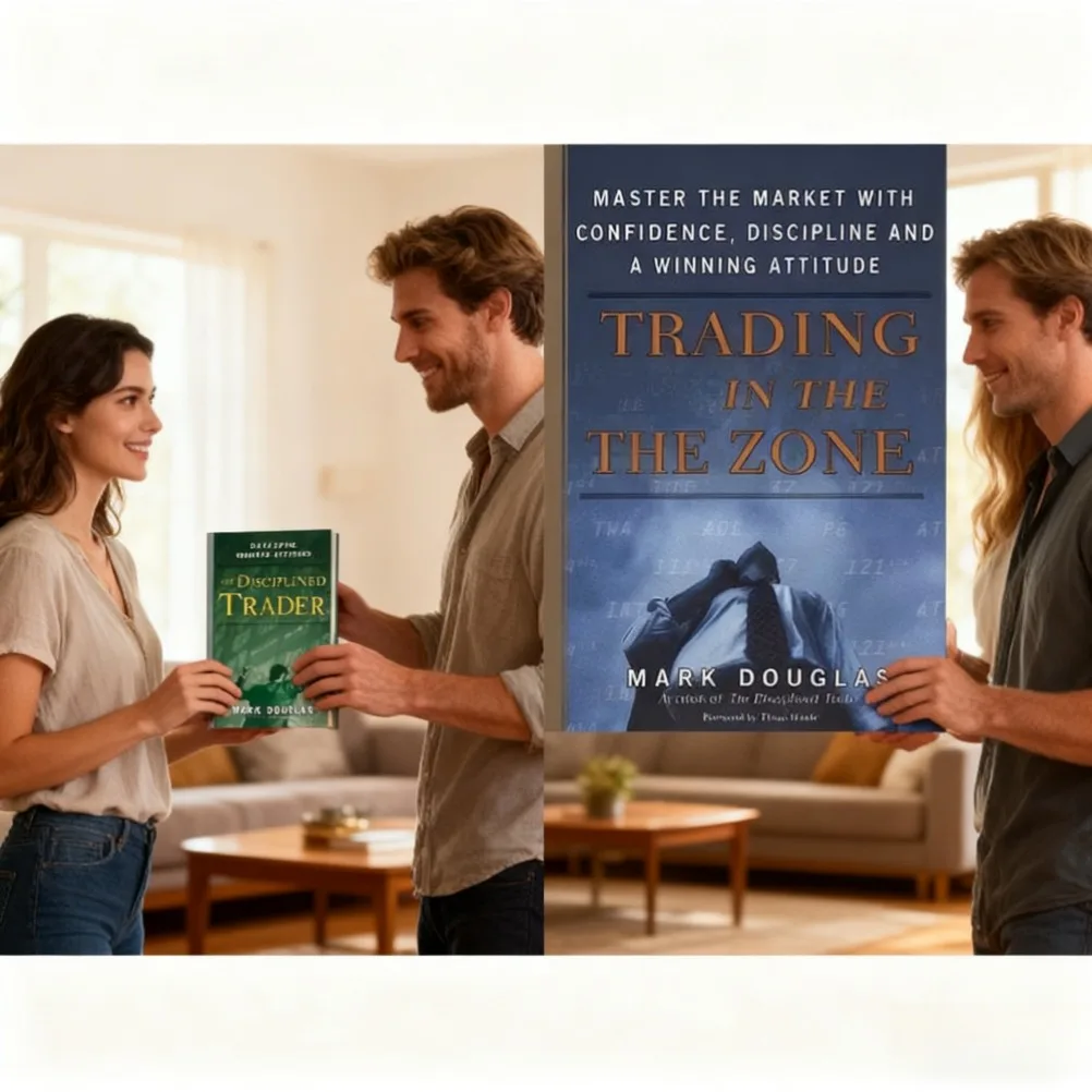 

Mark Douglas Trading in The Zone and The Disciplined Trader Book Paperback in English