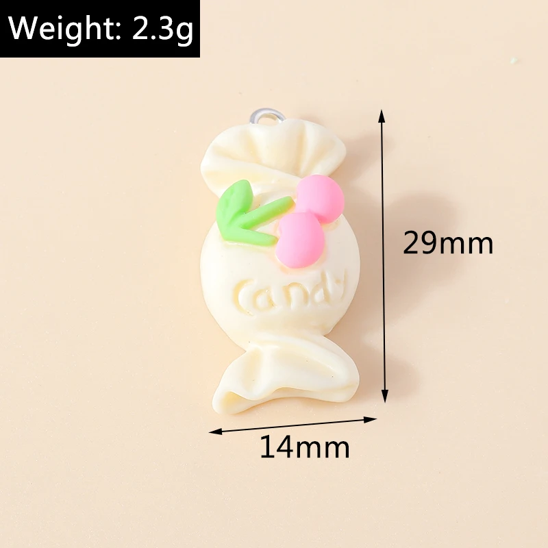 15 Stück Mix Harz Schokolade Charm Dessert Food Charms für Halskette Armband Ohrring Schlüssel bund DIY Schmuck herstellung Zubehör – Detail 9
