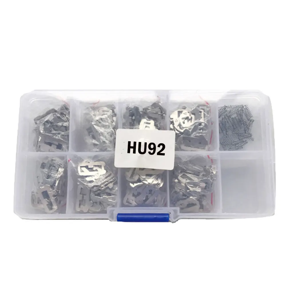 200Pcs/lot HU92 Car Key Lock Reed Lock Plate for BMW Car Lock Repair Car Accessories 8 Types Each 25pcs