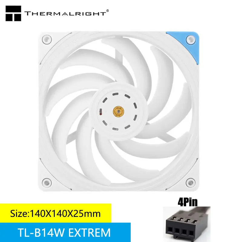 ファンと産業用コンピューターケース,14cm,4ピン,TL-B14 pwm,速度2000,空気量110cfm,低ノイズ