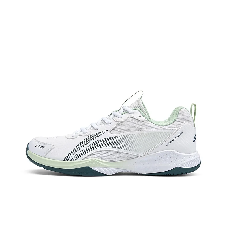 Li Ning Rocket Family, Springy Cloud Textile, Synthetic Leather Professional Low top Badminton Shoes Unisex AYTU011-3