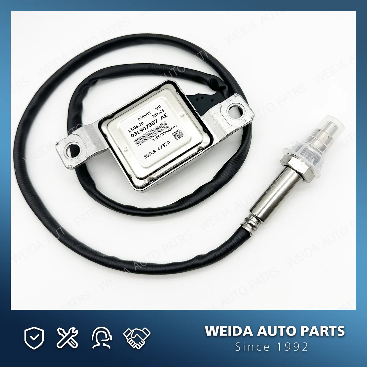 

Датчики оксида азота и кислорода 5WK9 6737A 03L907807AE для VW, датчики NOX