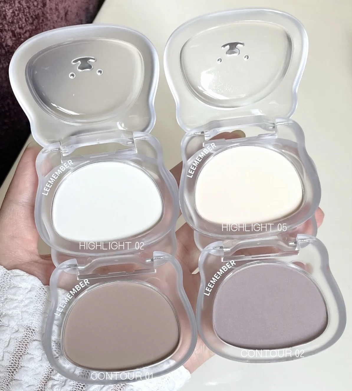 LEEMEMBER Highlighter Contour Face Shading Expanding Color Matte Powder Natural Makeup Cosmetics