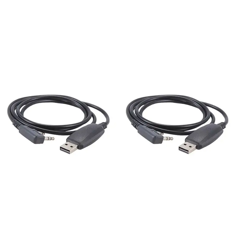 

ABKN-2X USB Programming Cable Universal K-Type Walkie Talkie Programming Line For Quansheng UV-K5 UV-K6 UV-5R Plus